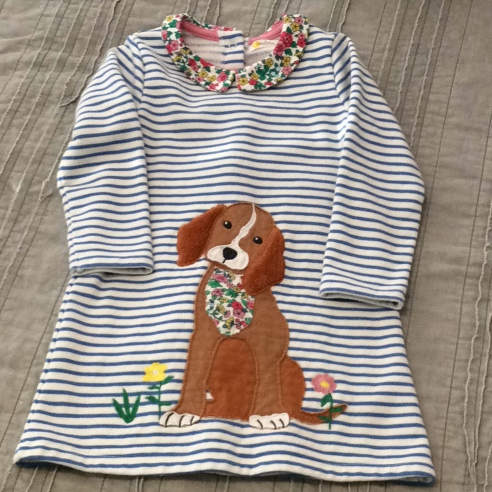 Baby Boden toddler girl sweatshirt dress